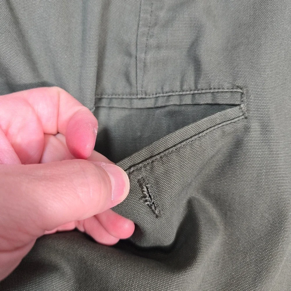 Boy Scouts Of America Pants Mens 32x28.5 Husky Green Convertible Uniform Cargo